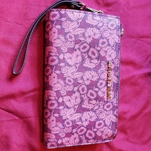 Floral Michael Kors Wristlet wallet